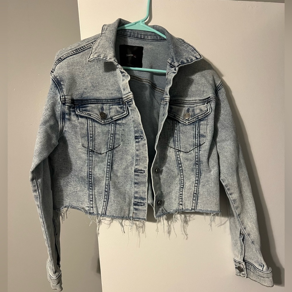 Skinnygirl Cropped Denim Jacket